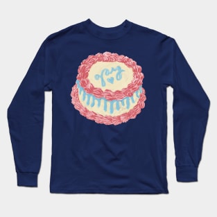 gay buttercream cake Long Sleeve T-Shirt